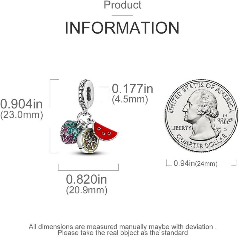 MULA 925 Sterling Silver Charms for Bracelets and Necklaces Beads Dangle Pendants Jewelry Charm for Women - Image 4